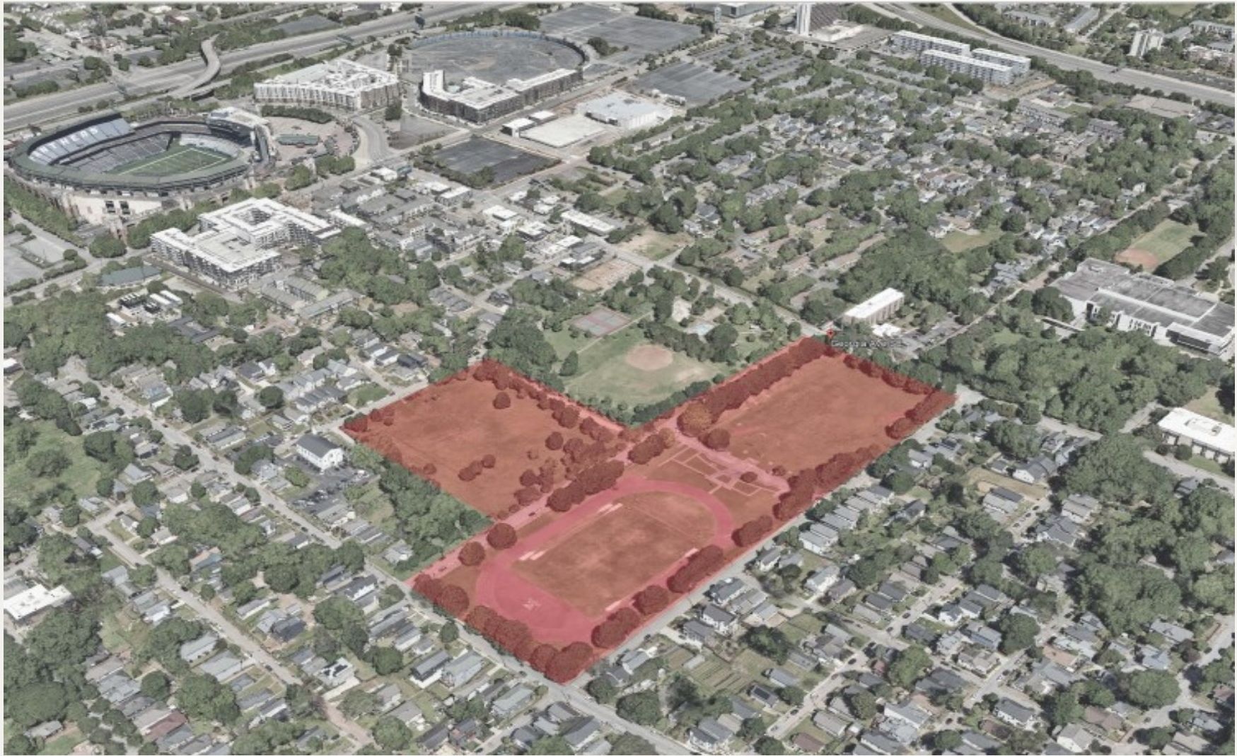 The Cheney site parcels